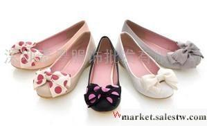 供應單鞋時尚女鞋 秋款單鞋 蝴蝶結飾 平跟四季鞋 可愛娃娃鞋女鞋616工廠,批發,進口,代購