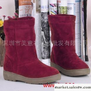 供應靴子 2011秋冬新品保暖女鞋 韓版復古雪地靴 磨砂絨面短靴平底雪地靴子工廠,批發,進口,代購