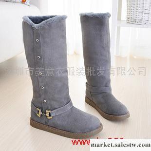 供應靴子 2011秋冬女鞋 新品雪地靴 時尚磨砂平底靴子 韓版百搭棉靴 中筒靴工廠,批發,進口,代購