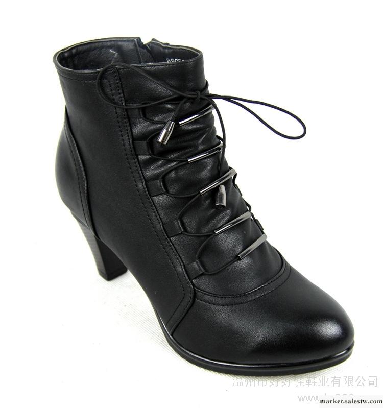 供應好好佳20212職業裝 系帶側拉鏈女鞋 圓頭皮鞋 中口秋鞋工廠,批發,進口,代購
