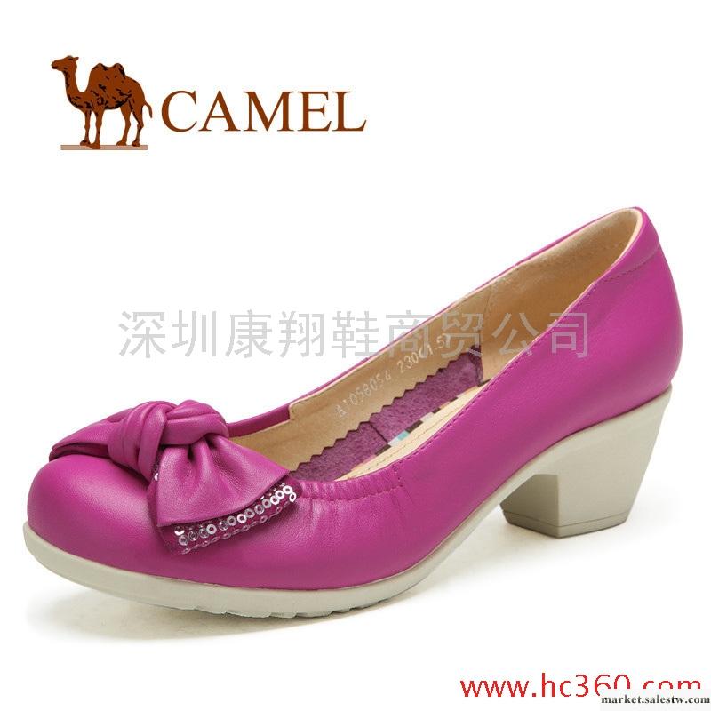 camel 駱駝 女鞋 優雅蝴蝶結 真皮時尚休閑女鞋工廠,批發,進口,代購