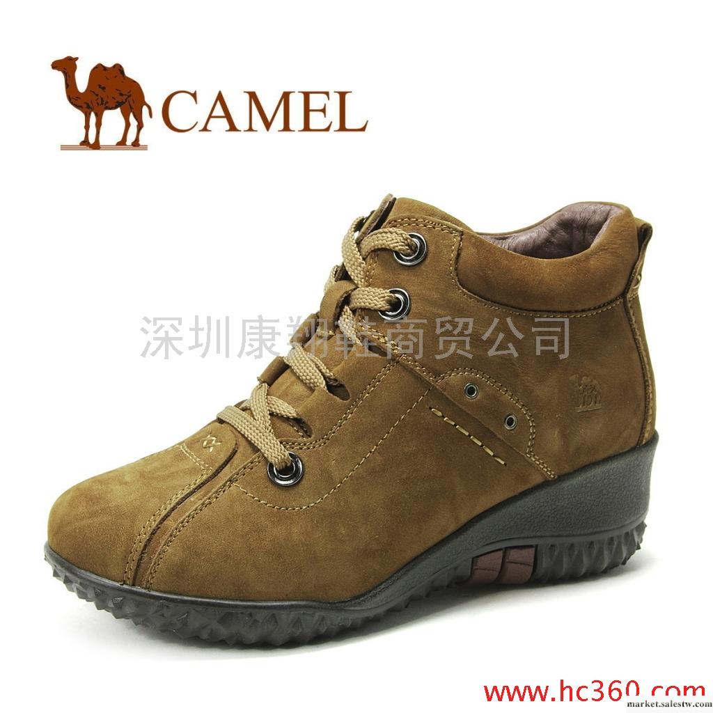 ！CAMEL駱駝 女鞋 磨砂牛皮休閑高幫女鞋 0633013升級版工廠,批發,進口,代購