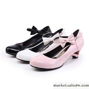 供應淺口單鞋鏤空跟甜美春秋女鞋工廠,批發,進口,代購