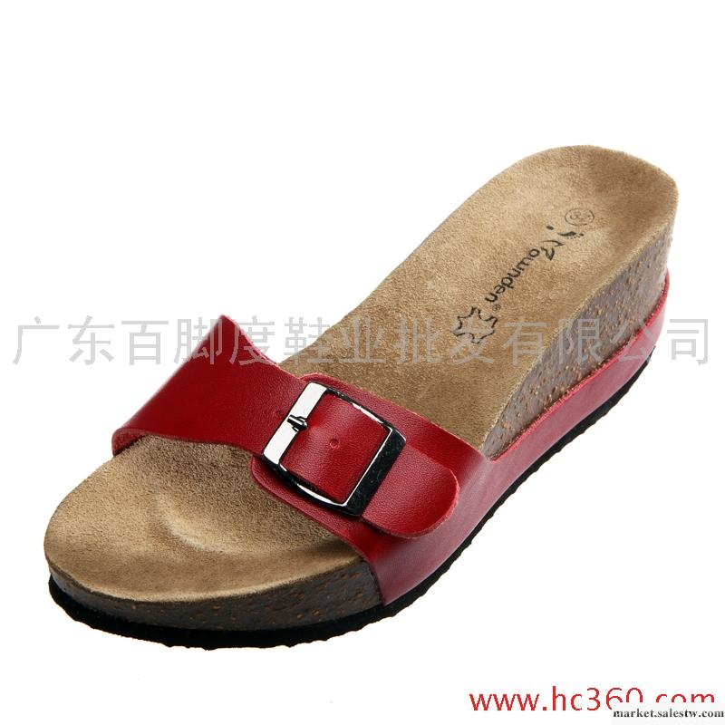 女鞋2012夏款羅馬軟木拖鞋 涼鞋高跟坡跟時尚女款涼拖8014工廠,批發,進口,代購