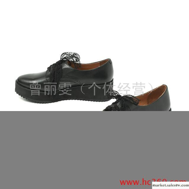 2012新款他她正品 TA2K020 牛皮系帶松糕跟厚底深口單鞋女鞋工廠,批發,進口,代購