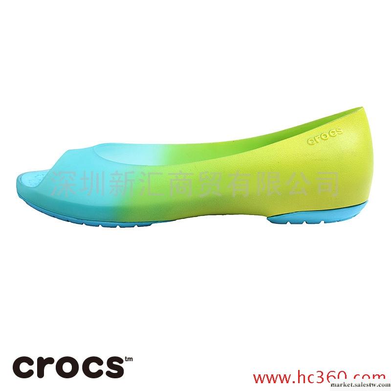Crocs卡駱馳正品女鞋 卡麗安娜漸變平底涼鞋 休閑鞋|11839-74C工廠,批發,進口,代購