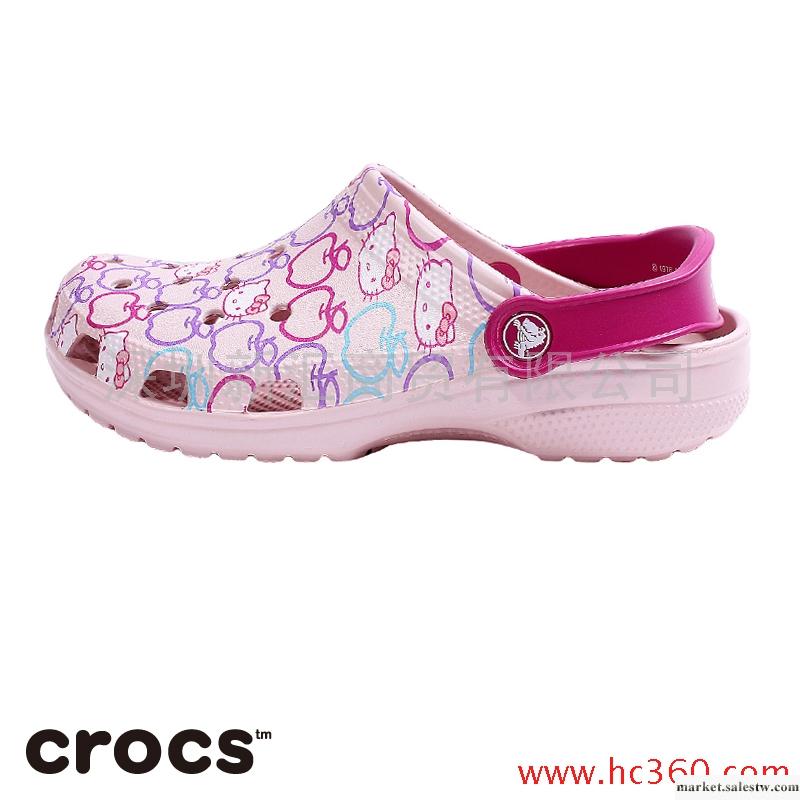 Crocs卡駱馳正品女鞋 經典蘋果凱蒂貓系列洞洞鞋 涼鞋|11823-66O工廠,批發,進口,代購