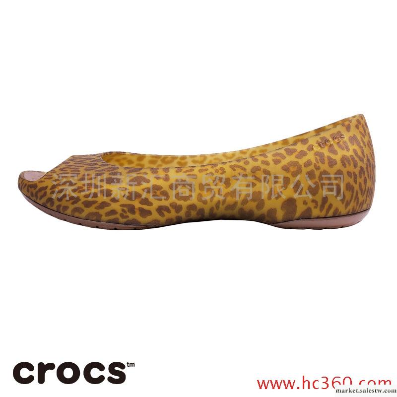 Crocs卡駱馳正品女鞋 卡麗豹紋 女魚嘴涼鞋/休閑鞋|11356-860工廠,批發,進口,代購