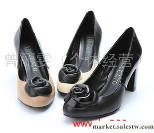 2011新款春款專柜正品代購思加圖 EP415花朵粗跟高跟女鞋工廠,批發,進口,代購