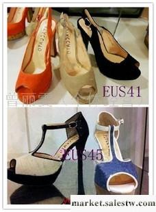 專柜正品代購2012思加圖春款魚嘴防水臺女鞋EUS45 EUS41工廠,批發,進口,代購