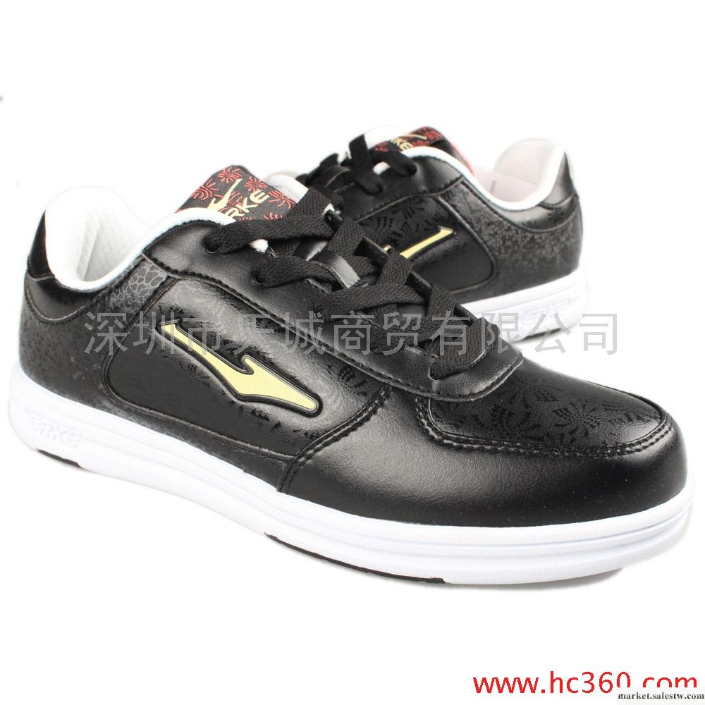 鴻星爾克 女鞋 黑 2012 正品 新款 滑板鞋 休閑 鞋子 03-001工廠,批發,進口,代購