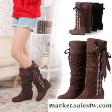 2012秋冬鞋新款歐美綁帶內增高女靴騎士靴加棉冬靴高跟高筒靴女鞋工廠,批發,進口,代購