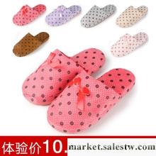 2012冬季保暖棉拖鞋舒適可愛圓點拖鞋室內居家棉拖情侶拖鞋男女鞋工廠,批發,進口,代購