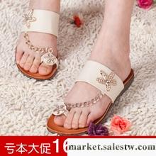 限量 夏季新款韓版套趾海星水鉆坡跟涼鞋歐美風潮金屬鏈糖果女鞋工廠,批發,進口,代購