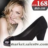 波爾諦奇新款蝴蝶結高跟單鞋女歐美真皮復古淑女范女式鞋女鞋230工廠,批發,進口,代購