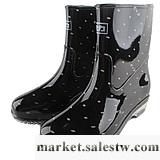 回力果凍女士水晶底復古簡約中筒雨鞋雨靴 水鞋時裝鞋套鞋女鞋工廠,批發,進口,代購