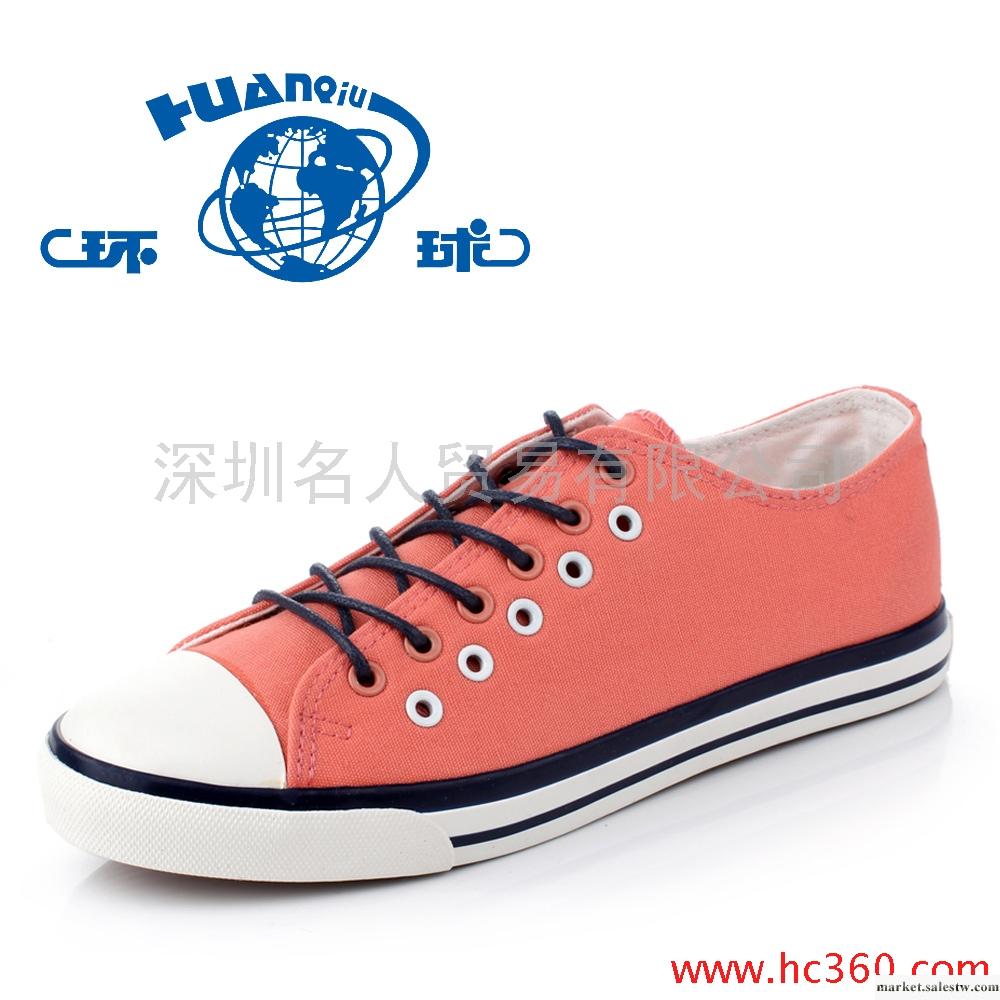 環球 低幫經典百搭雙排扣情侶款帆布鞋 女鞋 韓版休閑鞋 布鞋潮鞋工廠,批發,進口,代購