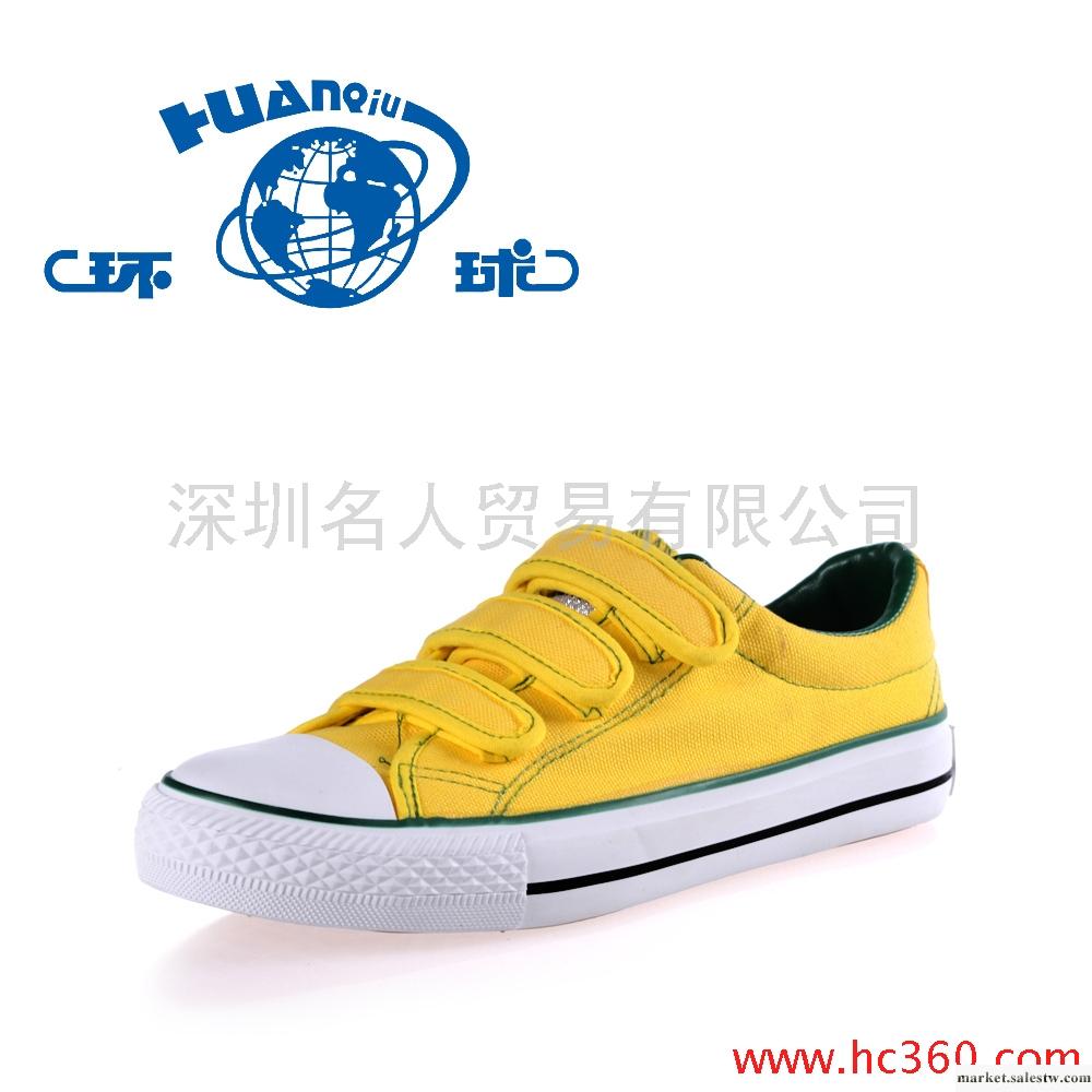 環球 魔術貼搭扣低幫情侶帆布鞋女 韓版經典百搭休閑鞋女鞋 潮鞋工廠,批發,進口,代購