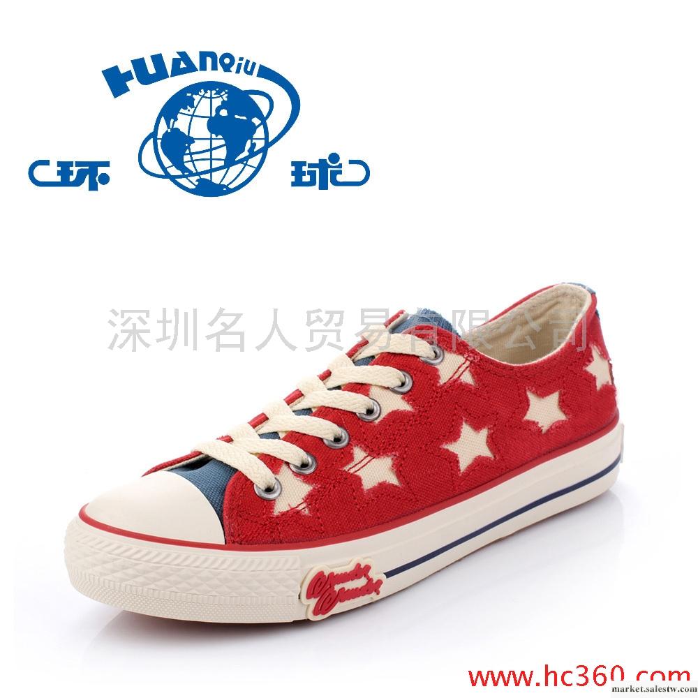 環球正品 五角星純色低幫帆布鞋女鞋 韓版時尚百搭休閑鞋 潮鞋 女工廠,批發,進口,代購