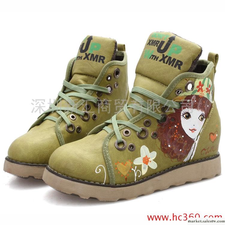 超級美媚 短靴 靴子 馬丁靴 休閑鞋 手繪鞋 時尚韓版女鞋 CJMM工廠,批發,進口,代購