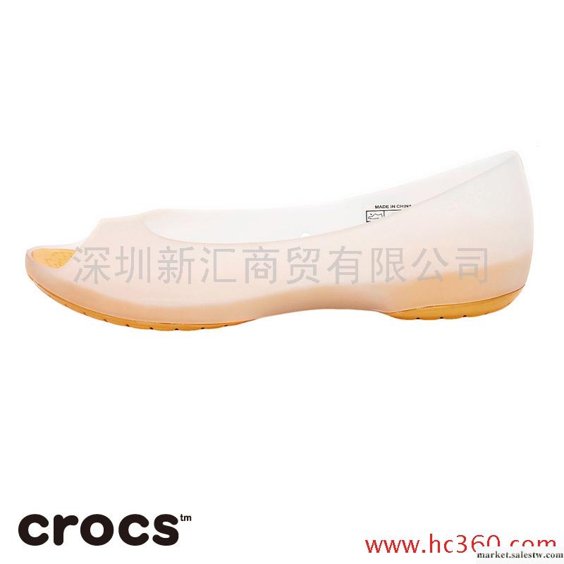 Crocs卡駱馳正品女鞋 卡麗輕便鞋 女魚嘴涼鞋/休閑鞋|11277-13U工廠,批發,進口,代購