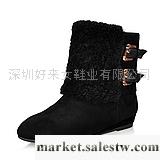 供應--秋冬女鞋柏西尼真皮秋冬羊皮絨里羊羔毛套筒平底靴短靴女鞋204072工廠,批發,進口,代購