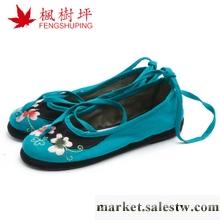 供應楓樹坪繡花鞋 老北京布鞋 民族風準媽媽 孕婦休閑女鞋 單鞋子工廠,批發,進口,代購