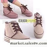 供應--=秋冬女鞋秋冬女鞋 絨面保暖休閑短靴 時尚韓版厚底女靴 厚底增高休閑鞋工廠,批發,進口,代購