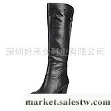 供應---秋冬女鞋2011秋冬新款舒適女鞋子簡約素面圓頭平跟騎士靴女高筒靴大碼靴工廠,批發,進口,代購