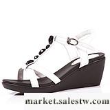 供應波爾諦奇 正品新品全牛皮舒適坡跟涼鞋 真皮女鞋工廠,批發,進口,代購