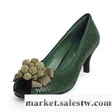 供應翡翠象 新款魚嘴高跟鞋蝴蝶結涼鞋真皮女鞋 時尚蛇紋韓版2012潮工廠,批發,進口,代購