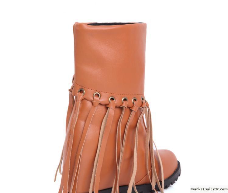 2012冬季保暖新款靴子 毛里女靴 網絡爆款柳釘女鞋短靴 廠家直批工廠,批發,進口,代購