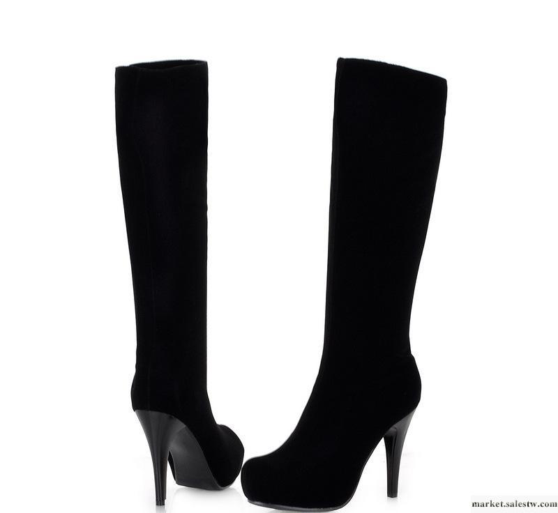 2012歐美高跟鞋夜店 高筒靴子秋冬季女鞋防水臺高跟女靴 廠家代發工廠,批發,進口,代購