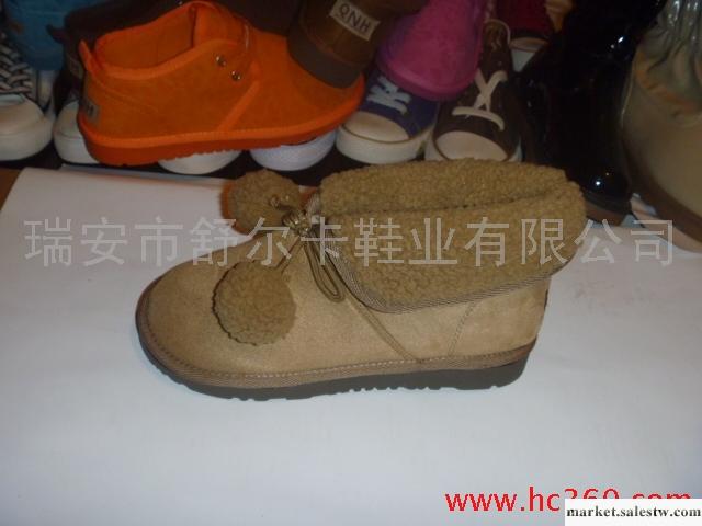 供應凡布嬌叉點（千年猴）休閑女鞋批發 純色冷粘款雪地靴工廠,批發,進口,代購