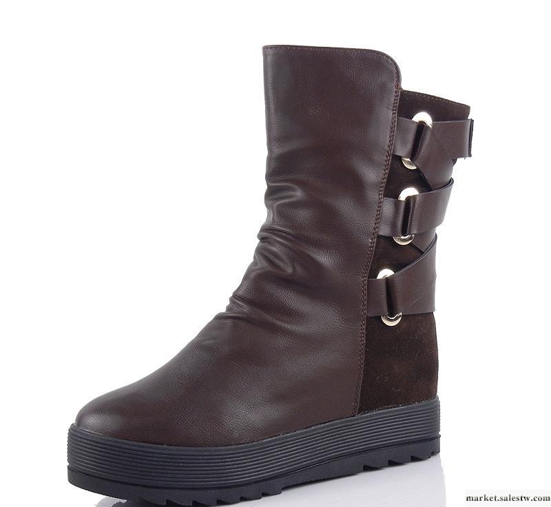 新款佧丹妮邇女靴子簡約時尚短靴子厚底防滑雪地靴子女鞋靴子工廠,批發,進口,代購