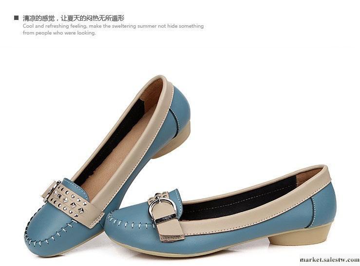 2012春款真皮女鞋單鞋護士鞋五色工廠,批發,進口,代購