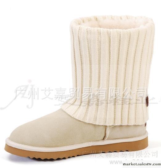 2011甜美可愛女鞋款UGLY9210經典毛線套筒短靴，雪地靴工廠,批發,進口,代購
