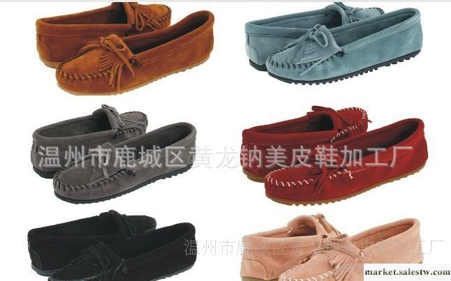 真皮女鞋豆豆鞋。軟底休閑鞋潮流百搭歐美時尚工廠,批發,進口,代購