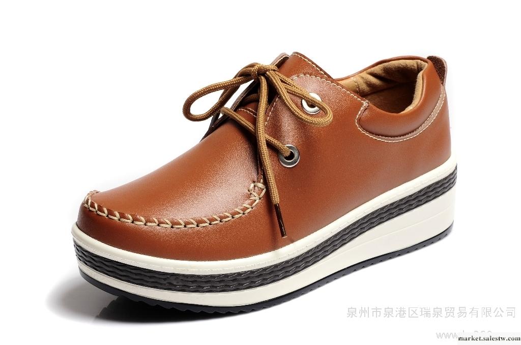 供應2012松糕鞋歐美英倫復古女鞋厚底松糕鞋單鞋平底圓頭厚底鞋女鞋潮戶外鞋工廠,批發,進口,代購