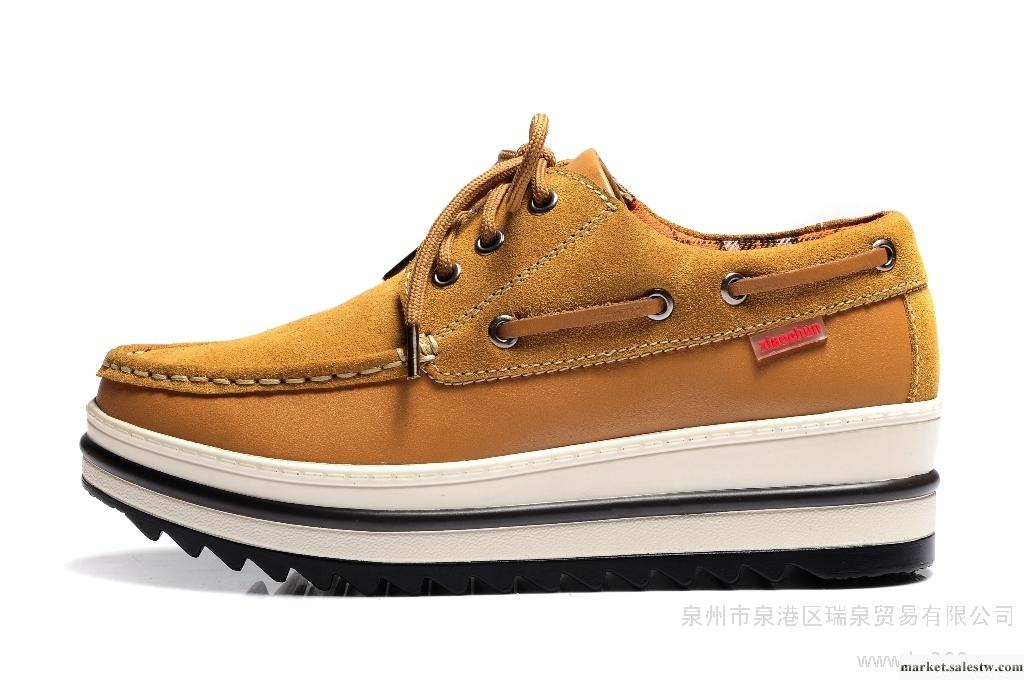 供應英倫休閑女鞋時尚松糕鞋流行單鞋流蘇鞋厚底真皮增高鞋百搭鞋戶外鞋工廠,批發,進口,代購