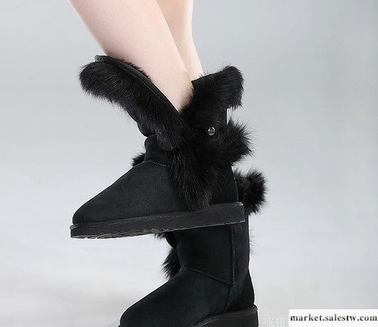 供應廠家直銷正品狐貍毛雪地靴 正品貉子毛女靴 澳洲原版 一件代發 女鞋工廠,批發,進口,代購