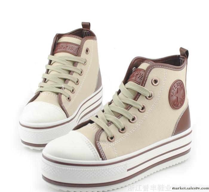 廠家直銷 米勒款夏季帆布鞋 女鞋 高幫鞋厚底鞋松糕鞋休閑鞋子601工廠,批發,進口,代購