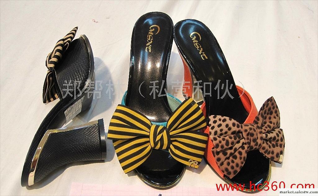 供應2012新款，真皮，噴漆中跟，蝴蝶結磨面涼鞋女鞋ZN000104工廠,批發,進口,代購