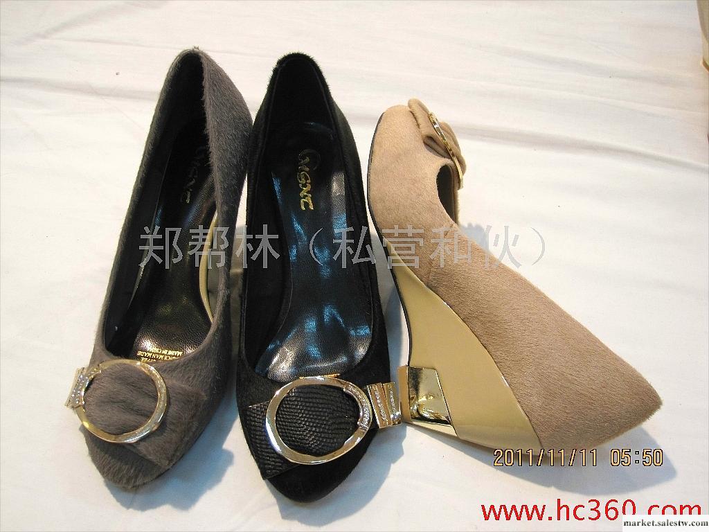 供應2012新款，真皮，電鍍坡跟磨面單鞋女鞋ZN000107工廠,批發,進口,代購