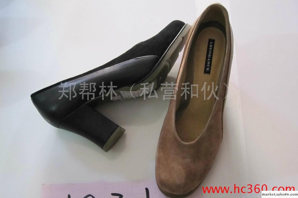供應2012時尚新款，真皮，中跟磨面單鞋女鞋ZN000140工廠,批發,進口,代購