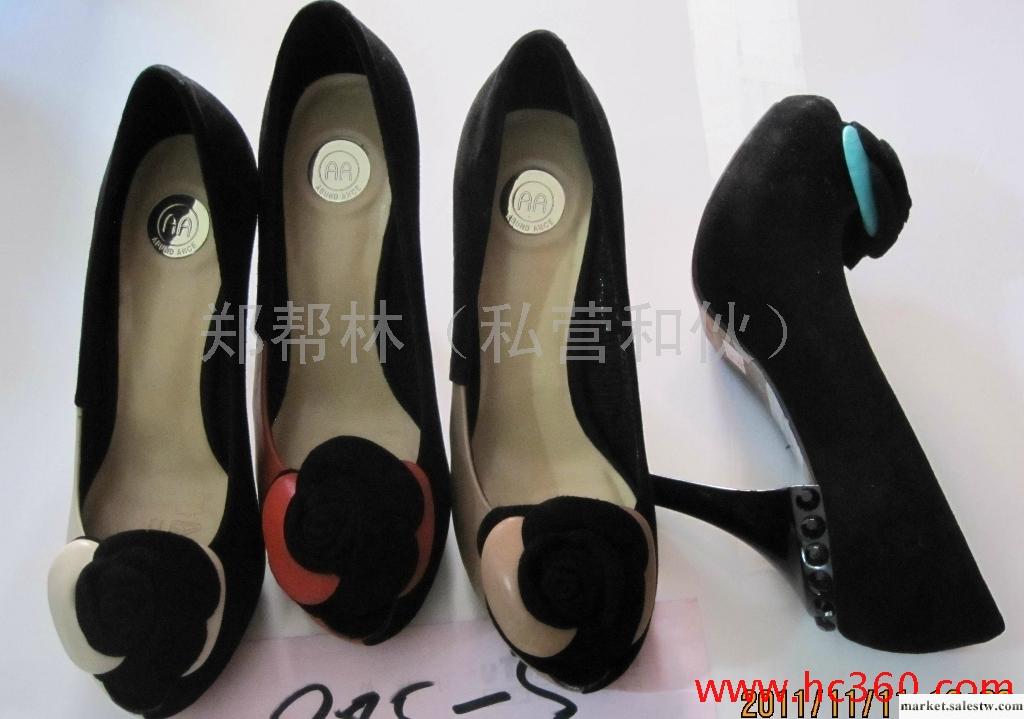 供應2012時尚新款，真皮，高跟磨面單鞋女鞋ZN000142工廠,批發,進口,代購