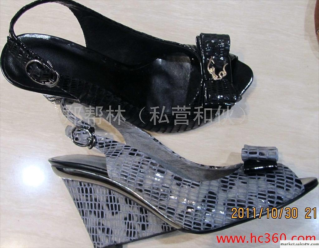 供應2012時尚新款，真皮，內增高牛漆皮涼鞋女鞋ZN000018工廠,批發,進口,代購