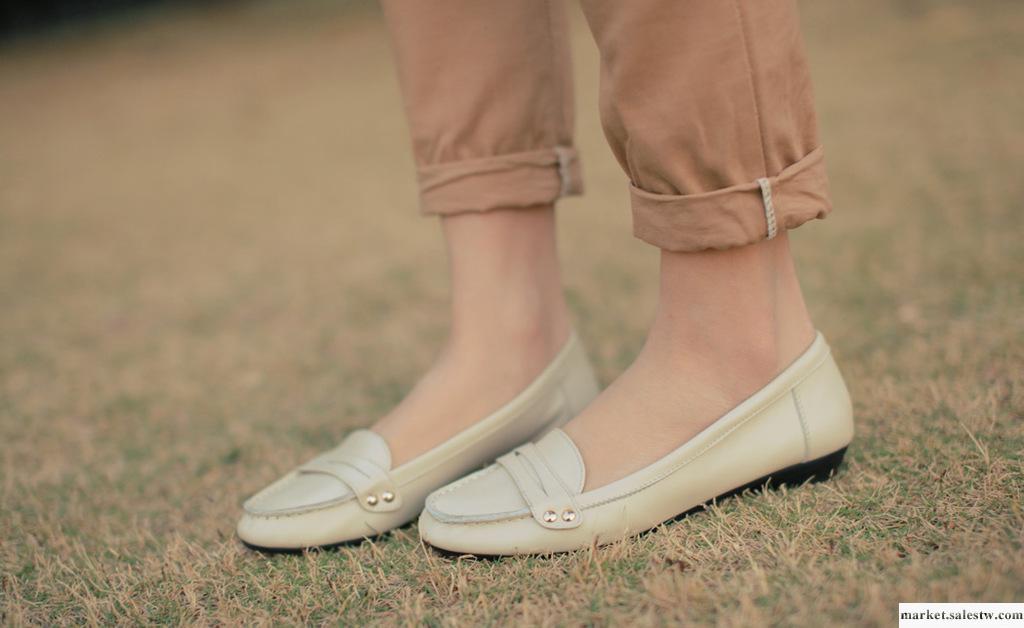 廠家批發2012新款LSA09-1平底 全牛皮 真皮單鞋 女鞋 皮鞋工廠,批發,進口,代購