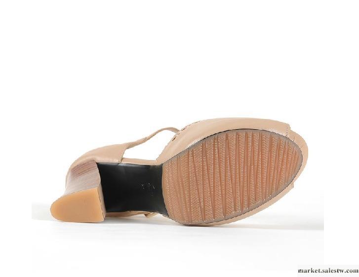 2012真皮女鞋858廠家批發粗跟鞋高跟鞋防水臺工廠,批發,進口,代購