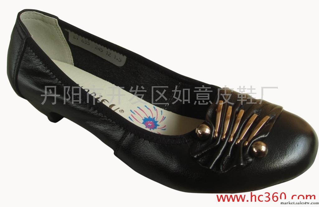 供應落地福真皮女式皮鞋，時尚女鞋，女式單鞋工廠,批發,進口,代購